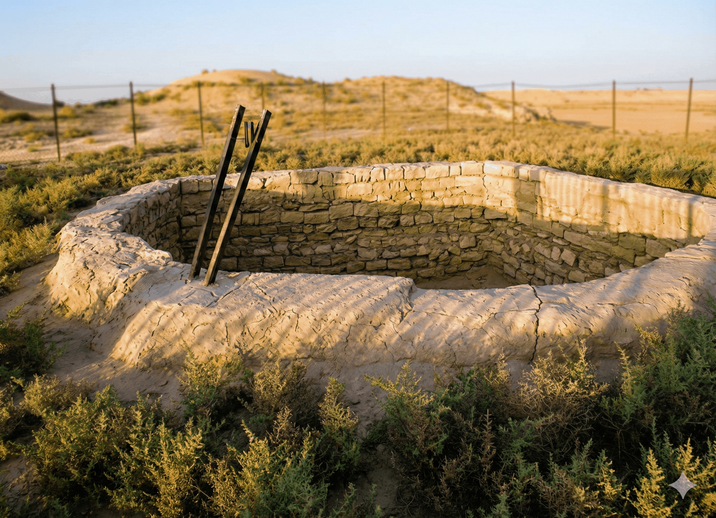 آبار قرية لوقة الأثرية