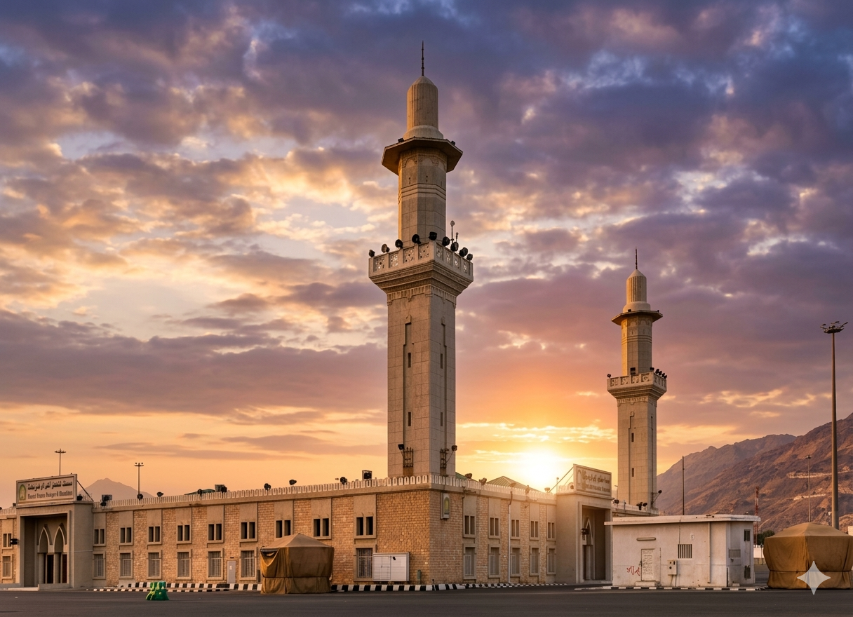 مسجد المشعر الحرام بمزدلفة